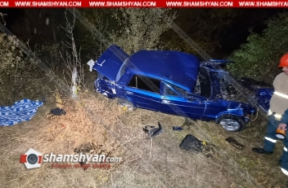 Կոտայքի մարզում 40-ամյա վարորդը 06-ով կոտրել է երկաթբետոնե արգելապատնեշներն ու 25 մետր գլորվելով՝ հայտնվել ձորում